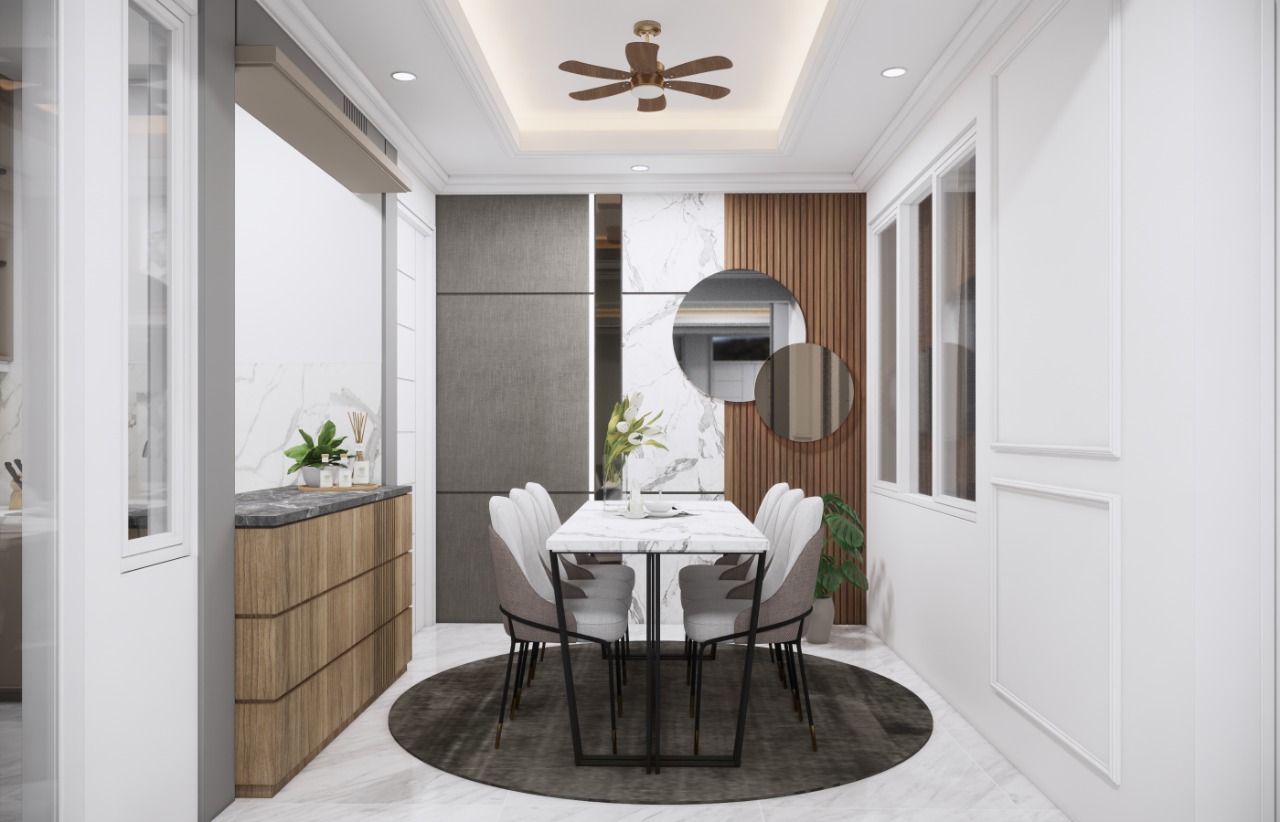 desain and build interior ruang makan